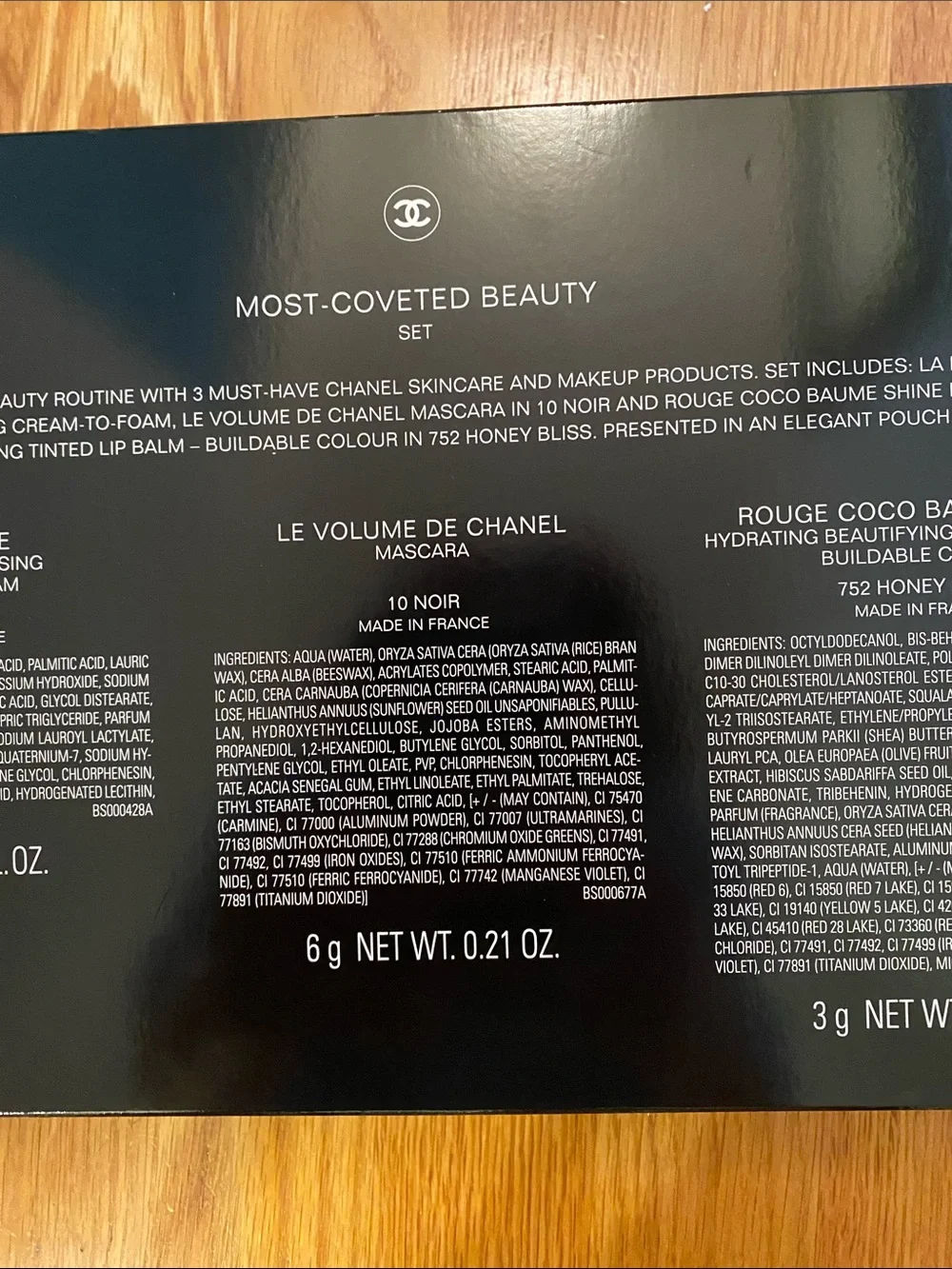 Limited edition CHANEL Most Coveted beauty set.